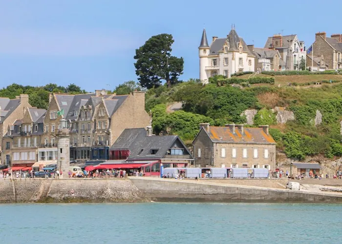 L\'Ostra 0, Appartement Haut Standing Front De Mer A Cancale Sur Le Port De La Houle
